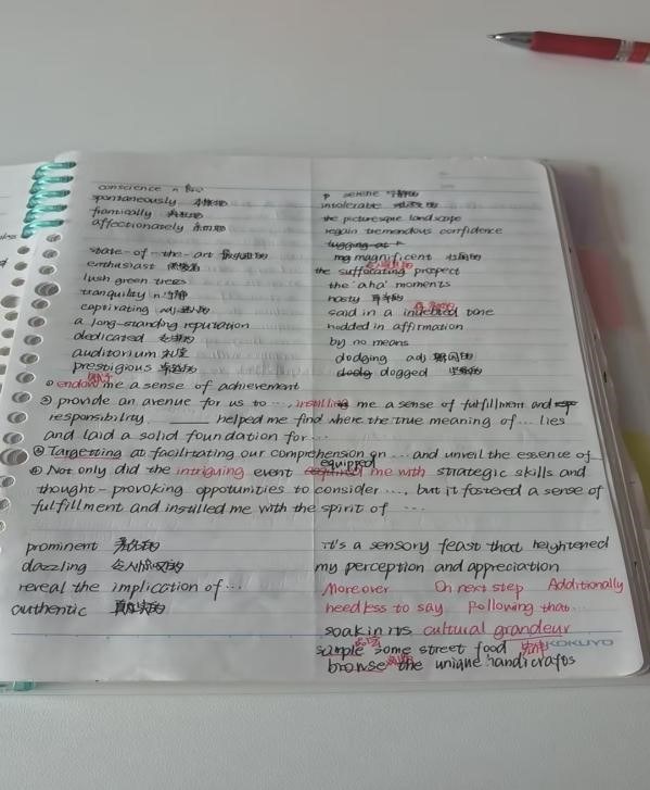 张心恬英语笔记